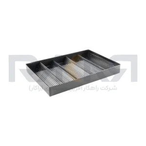 سینی پخت نان باگت لبه دار 21×30 سانت