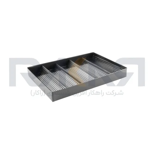 سینی پخت نان باگت لبه دار 21×30 سانت