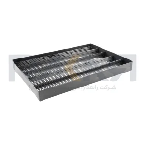 سینی پخت نان باگت لبه دار 28×40 سانت