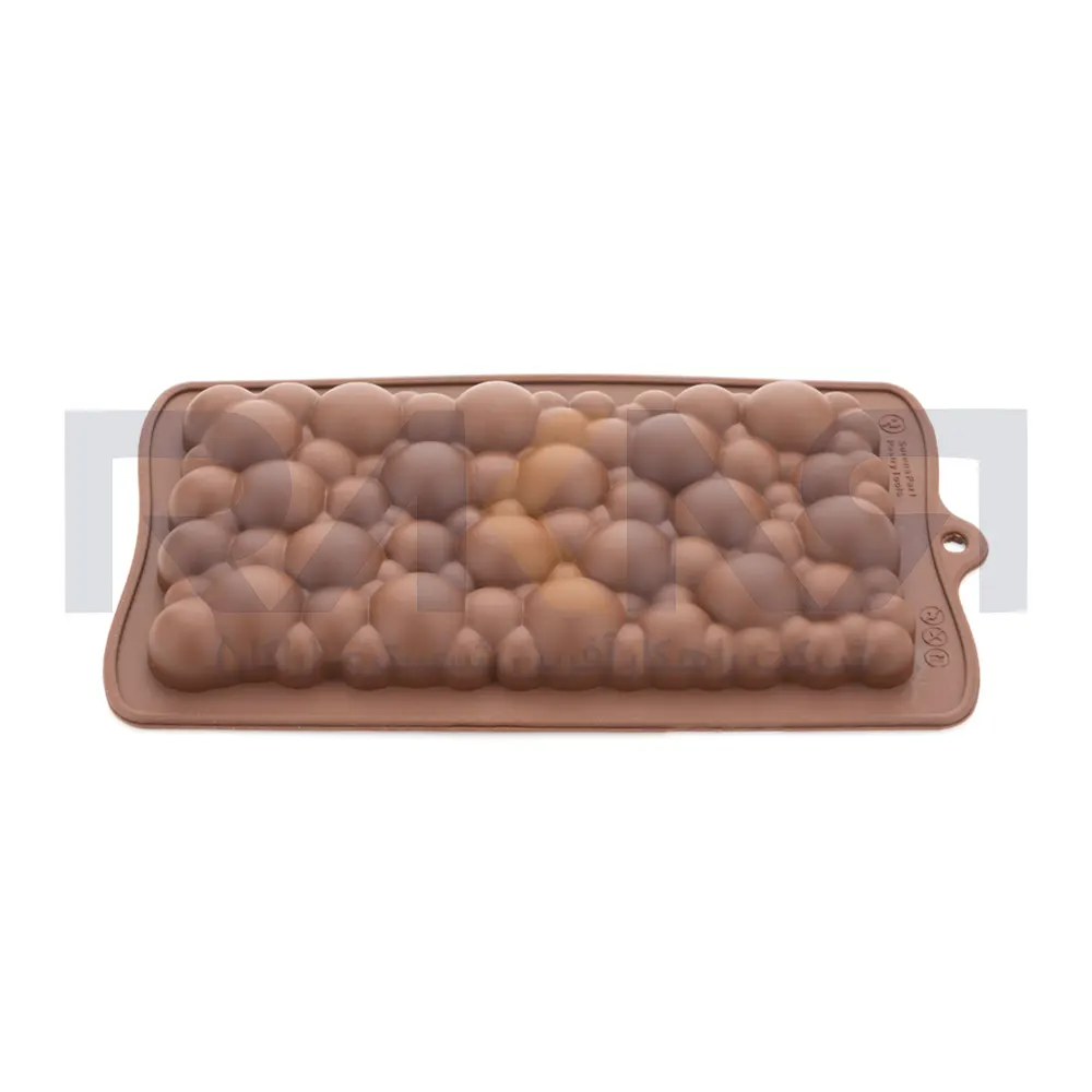 Bubble tablet design chocolate silicone mold قالب سیلیکونی شکلات طرح تبلتی حباب