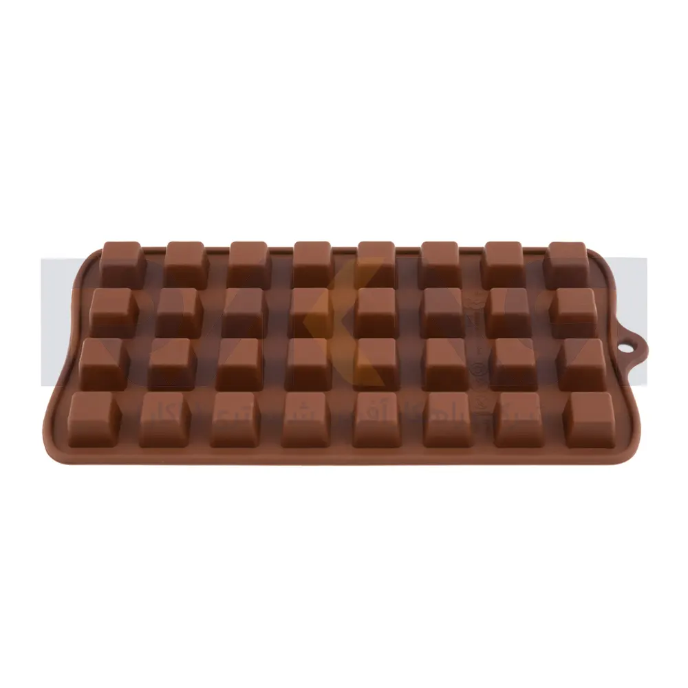 Cube design chocolate silicone mold قالب سیلیکونی شکلات طرح حبه