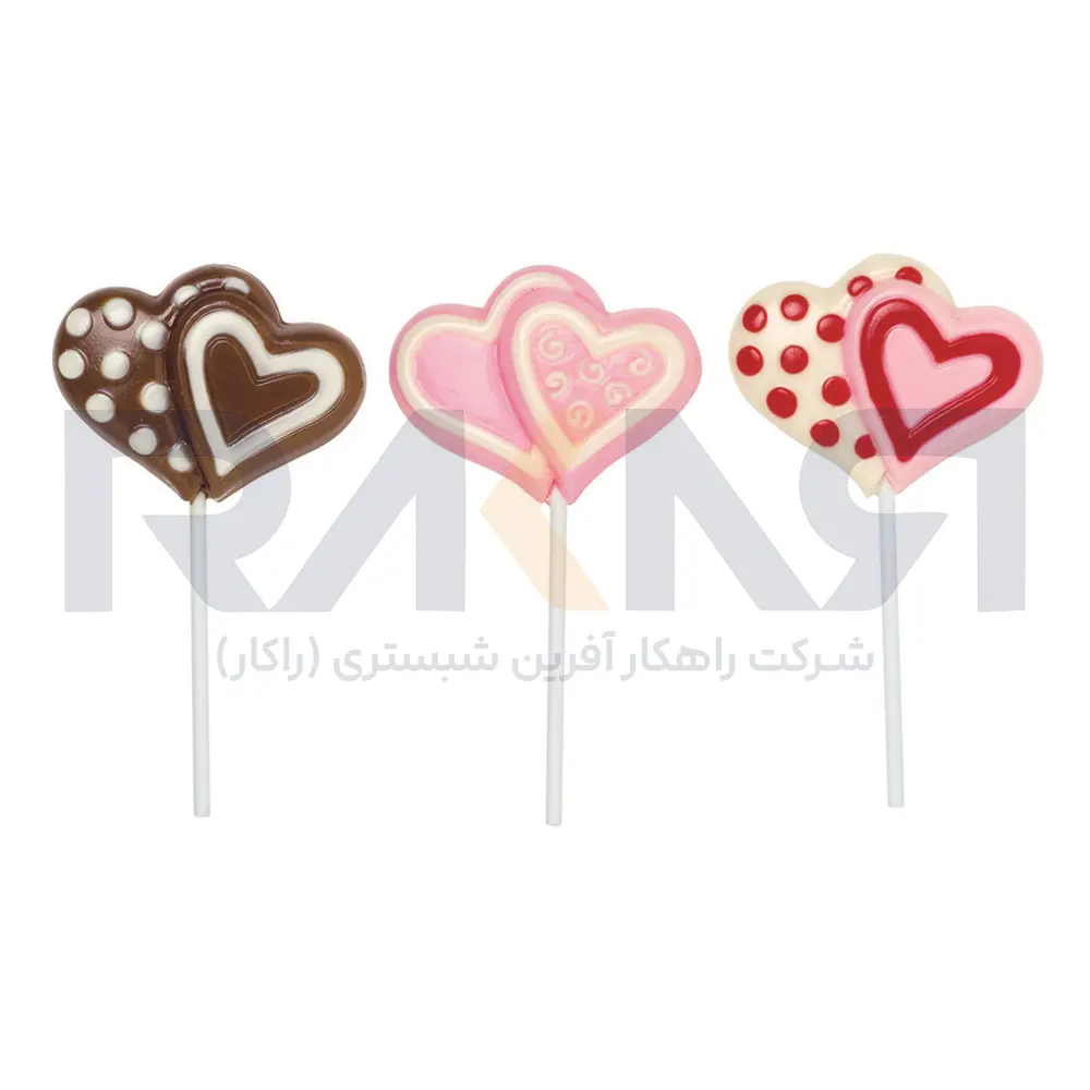 Double Heart Chocolate Mold قالب طلقی شکلات Double Heart
