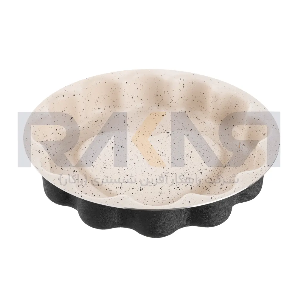 Granite mold Charlotte design circle black heart embossed floor قالب گرانیتی دایره طرح شارلوت کف برجسته قلب مشکی