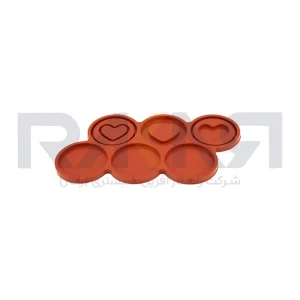 قالب سیلیکونی آبنبات شیکر قلب 3 طرح