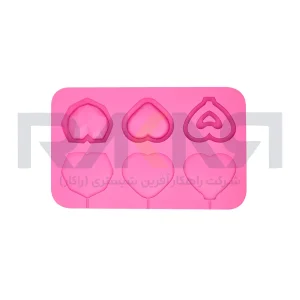 قالب سیلیکونی آبنبات شیکر قلب IP022I