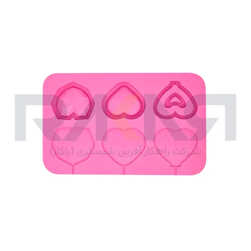Heart Shaker Candy Silicone Mold IP022I قالب سیلیکونی آبنبات شیکر قلب IP022I