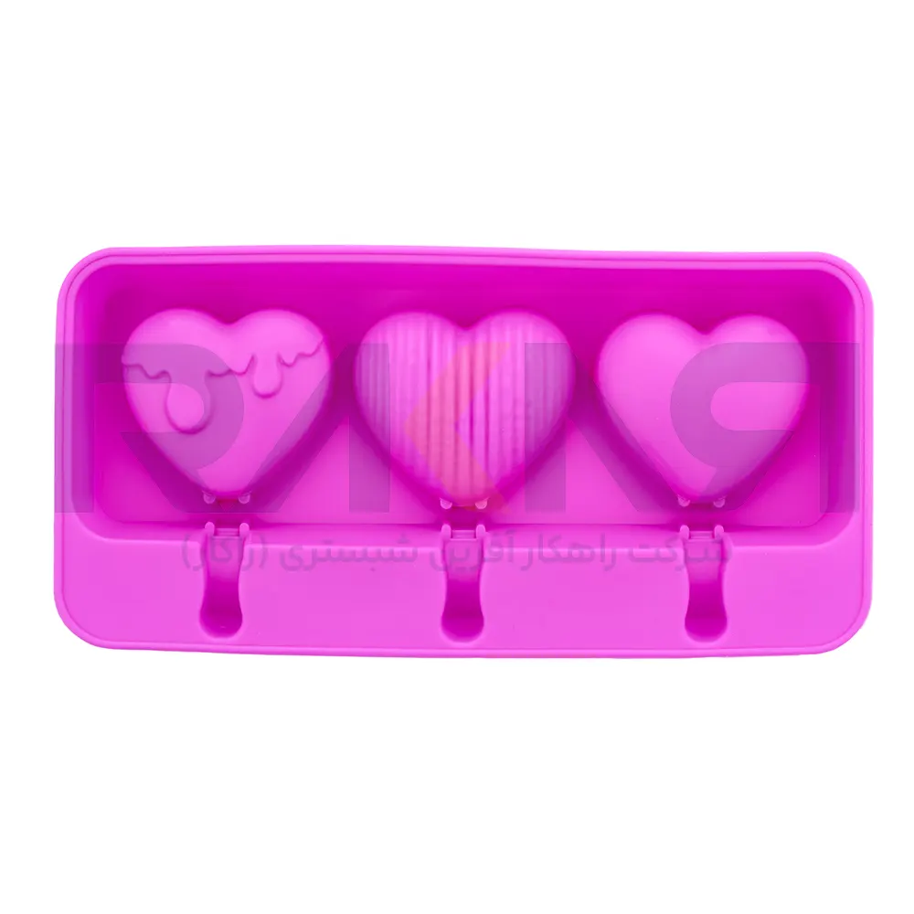 Heart ice cream mold 3 pieces SSC08 قالب بستنی قلب 3تایی SSC08