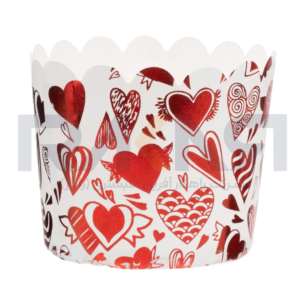 Heart-shaped laser muffin capsule کپسول مافین لیزری طرح قلب