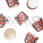 کپسول مافین لیزری طرح قلب