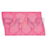 قالب سیلیکونی طرح کاپ کیک Lollipop