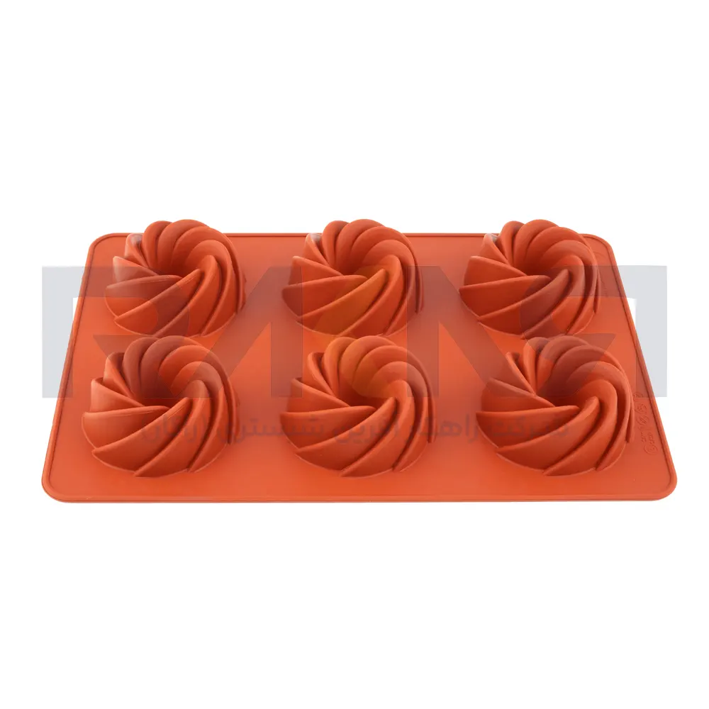 Medium hollow screw silicone mold قالب سیلیکونی پیچ میان تهی متوسط