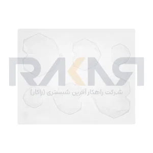 قالب طلقی شکلات قلب اوریگامی CM040I