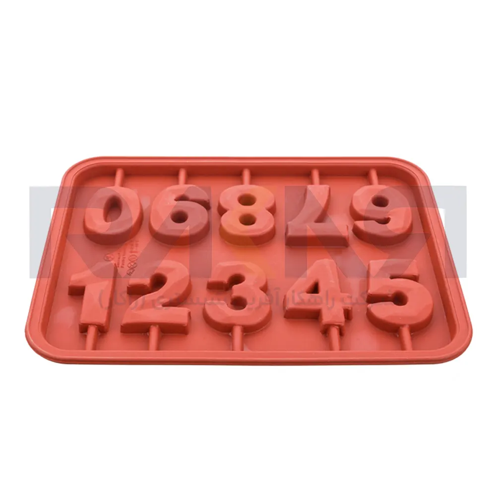 Origami Number Candy Silicone Mold قالب سیلیکونی آبنبات اعداد اوریگامی
