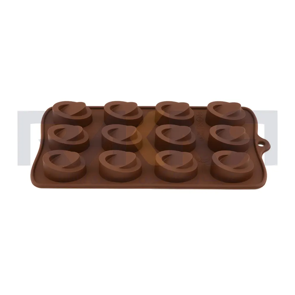 Oval chocolate silicone mold قالب سیلیکونی شکلات طرح بیضی