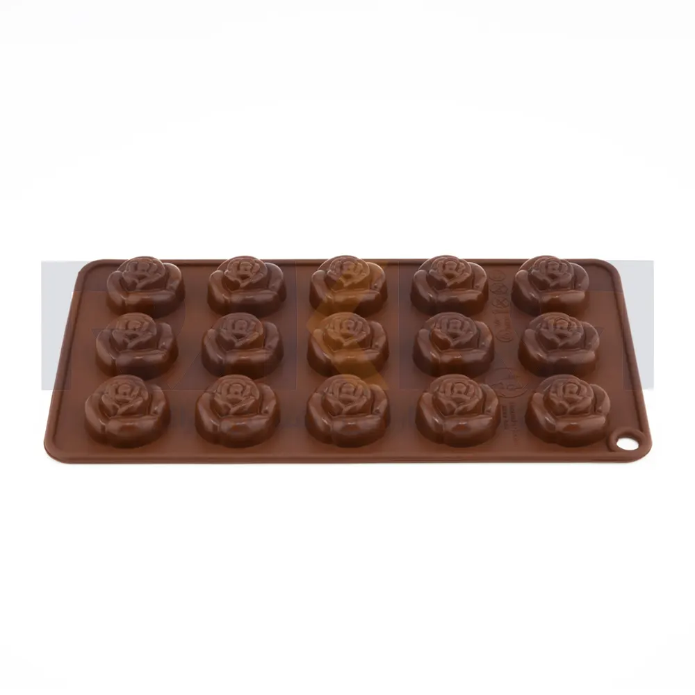 Rose design chocolate silicone mold قالب سیلیکونی شکلات طرح رز