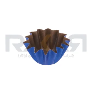 کپسول کاپ کیک فلورت آبی براق