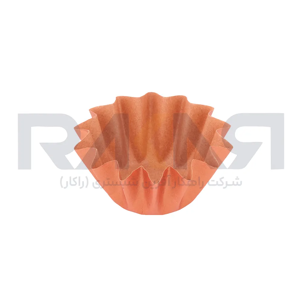 Shiny Orange Floret Cupcake Capsule کپسول کاپ کیک فلورت نارنجی براق