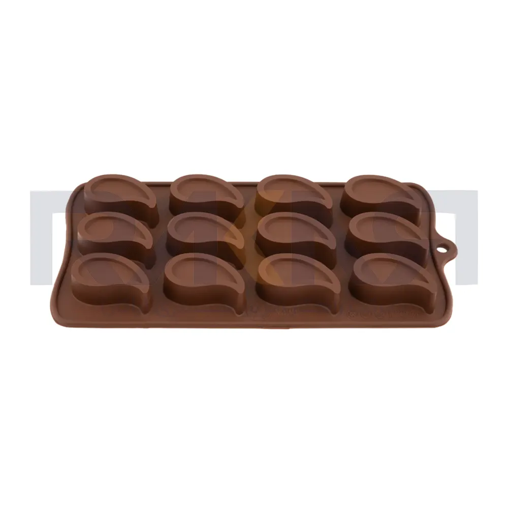 Silicone chocolate mold with a betel nut design قالب سیلیکونی شکلات طرح بته جقه