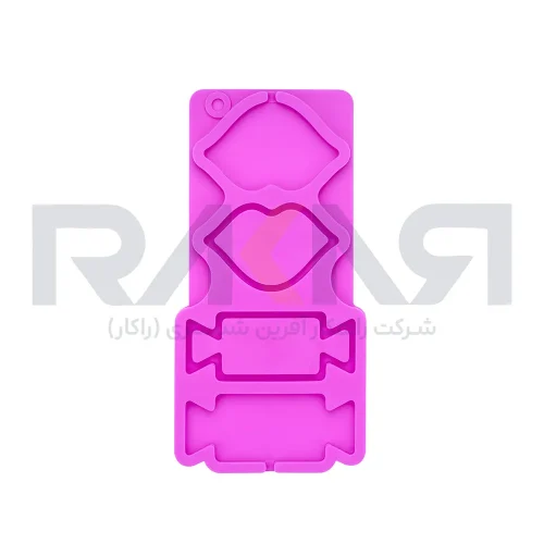 قالب سیلیکونی آبنبات شیکر لب و شکلات