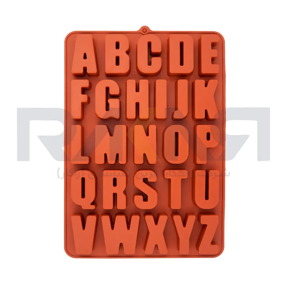 Silicone mold for medium Latin letters قالب سیلیکونی حروف لاتین متوسط