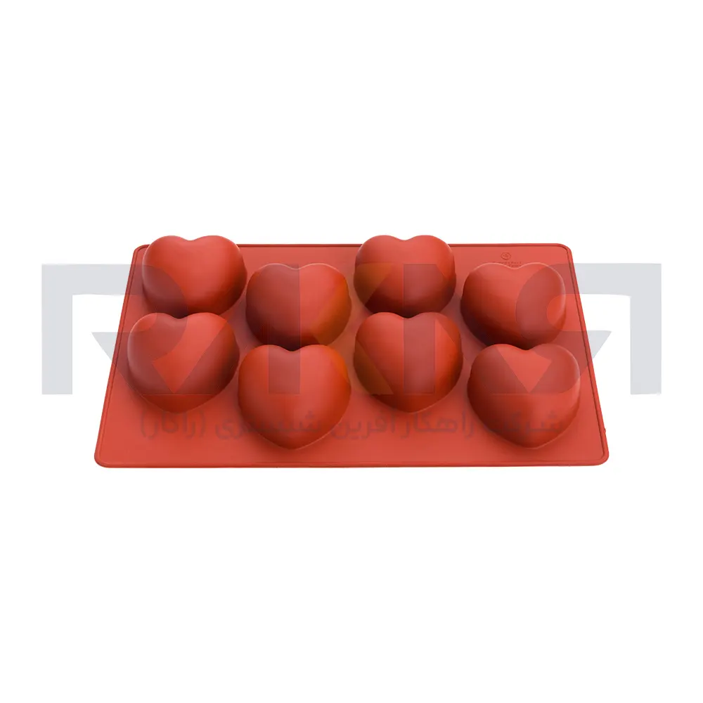 Simple 3D heart silicone mold قالب سیلیکونی قلب ساده سه بعدی