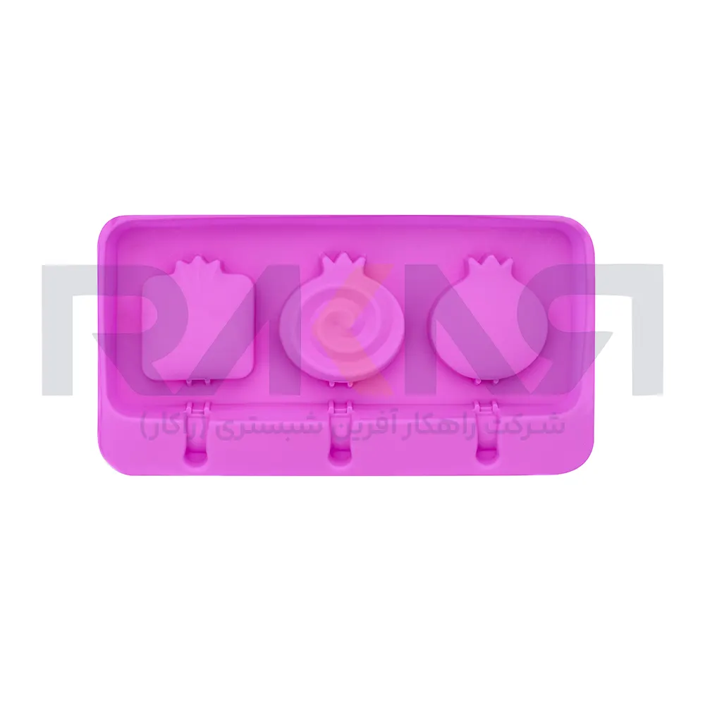 Simple Pomegranate Ice Cream Silicone Mold SSC15 قالب سیلیکونی بستنی انارساده SSC15