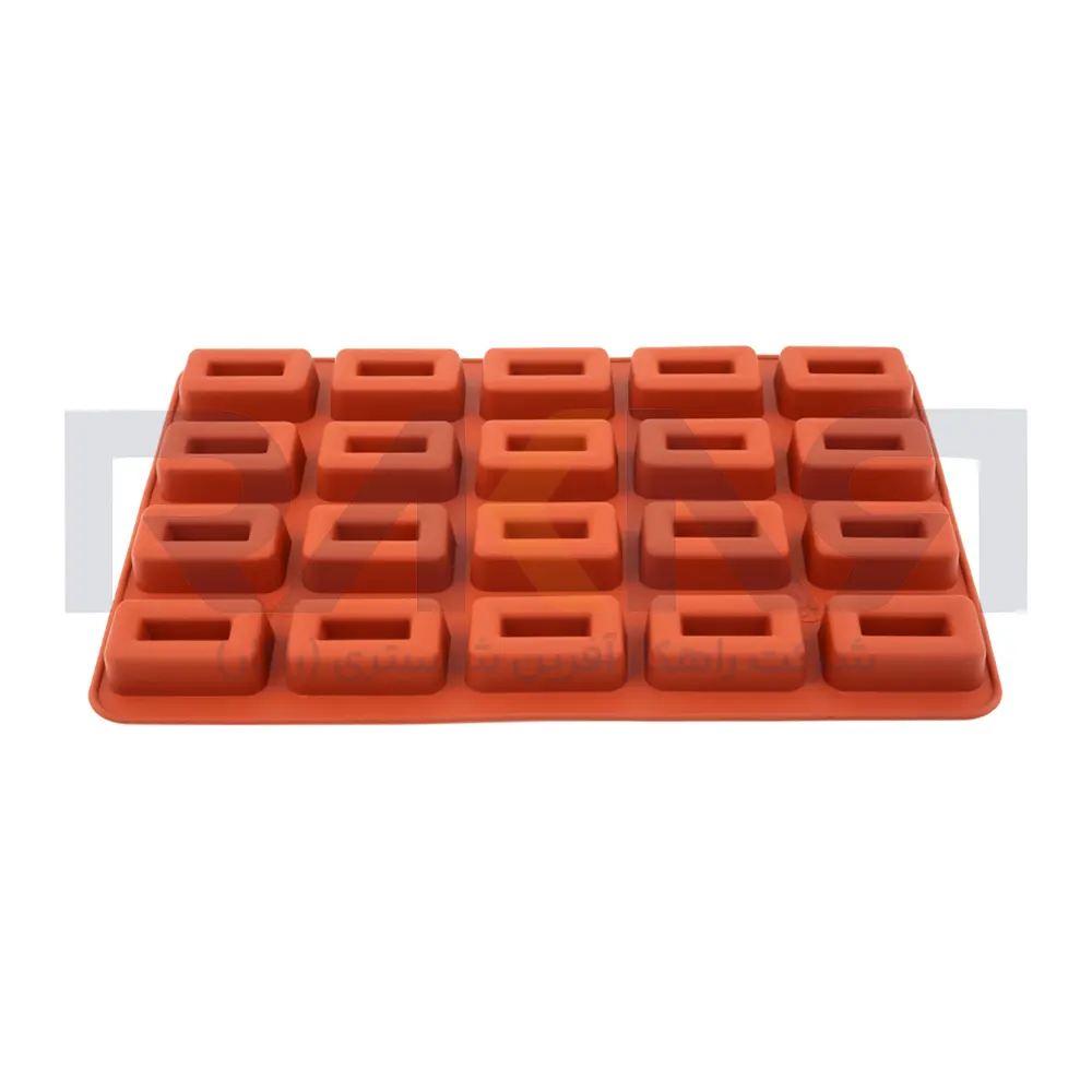 Small rectangular Savarin silicone mold قالب سیلیکونی ساوارین کوچک مستطیل