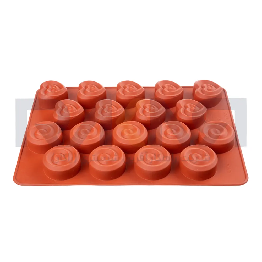 Spiral candy silicone mold قالب سیلیکونی حلوایی اسپیرال