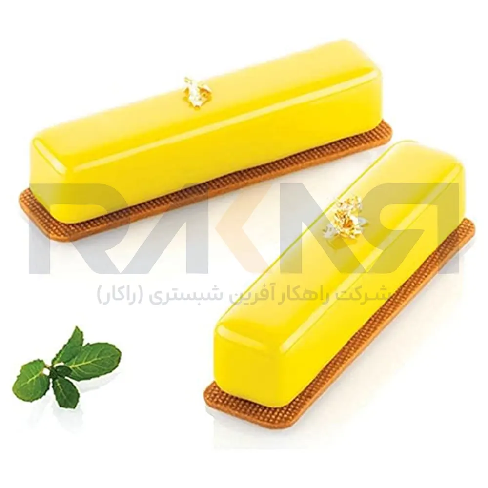 Stripe Eclair Silicone Mold 95 قالب سیلیکونی Stripe Eclair 95