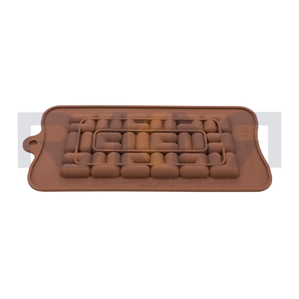 Tablet design chocolate silicone mold D0831 قالب سیلیکونی شکلات طرح تبلتی D0831
