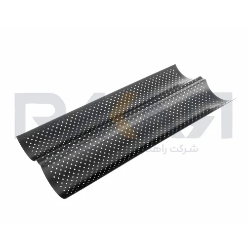 سینی پخت تفلون نان باگت 2 عددی