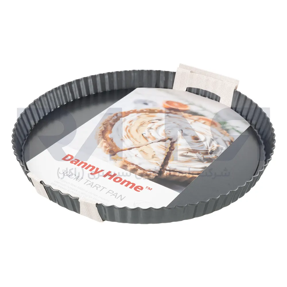 danny-home-non-stick-tart-pan-with-removable-bottom-2 قالب تارت تفلون کف متحرک Danny Home