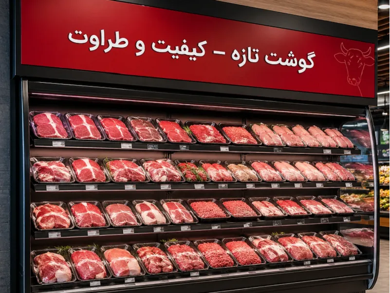 یخچال پرده هوا مناسب پروتئینی های بزرگ 