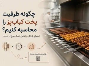 محاسبه ظرفیت پخت کباب پز