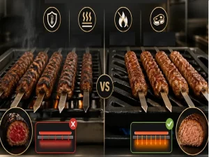 اهمیت رویه چدنی کباب پز گازی