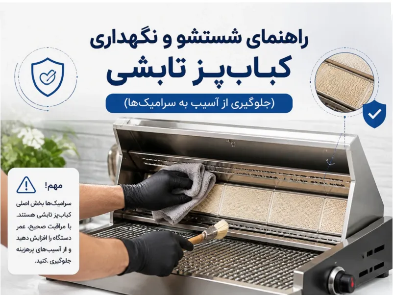 مراحل عملی تمیز کردن سرامیک ها