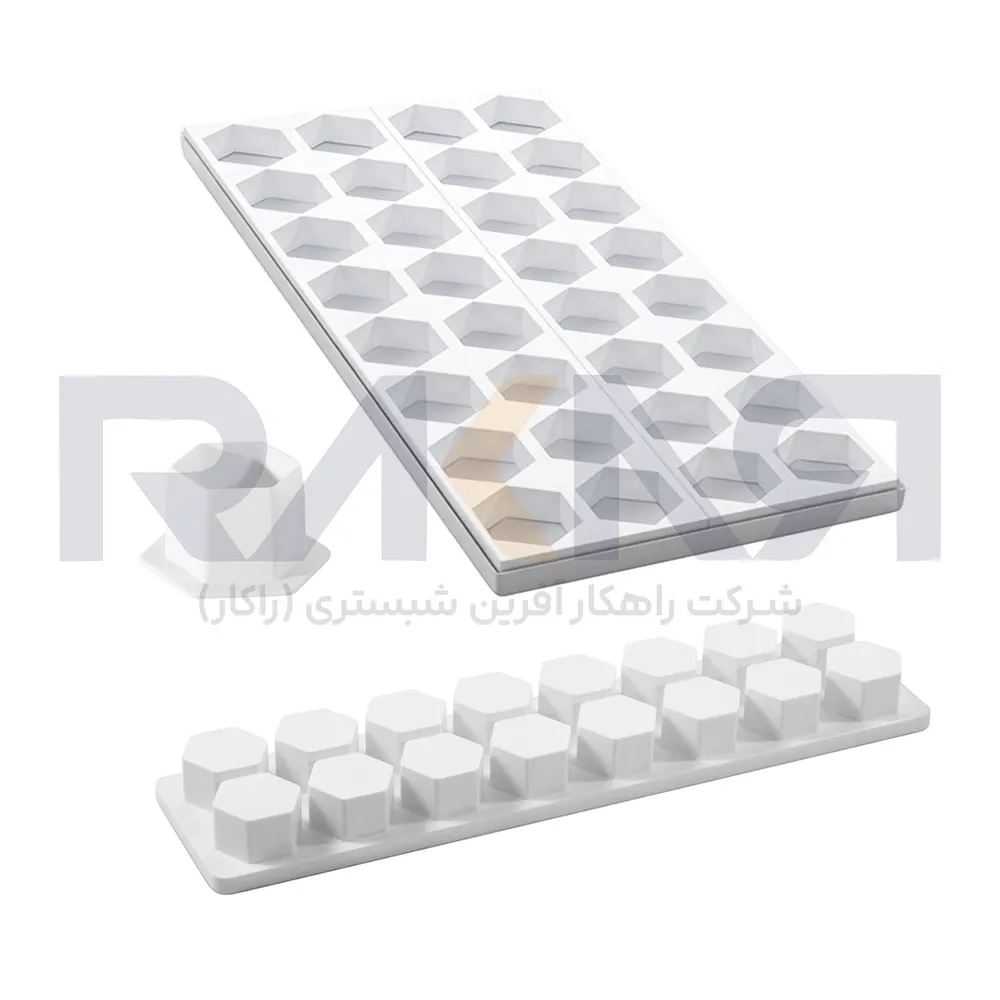 Hexagonal Magnoportion Mold Set ست قالب میگنوپورشن شش ضلعی