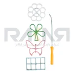 قالب خاتون پنجره ای لبه کوتاه چهار عددی