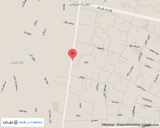آدرس دفتر و نمایشگاه مرکزی هلدینگ شبستری - راکار