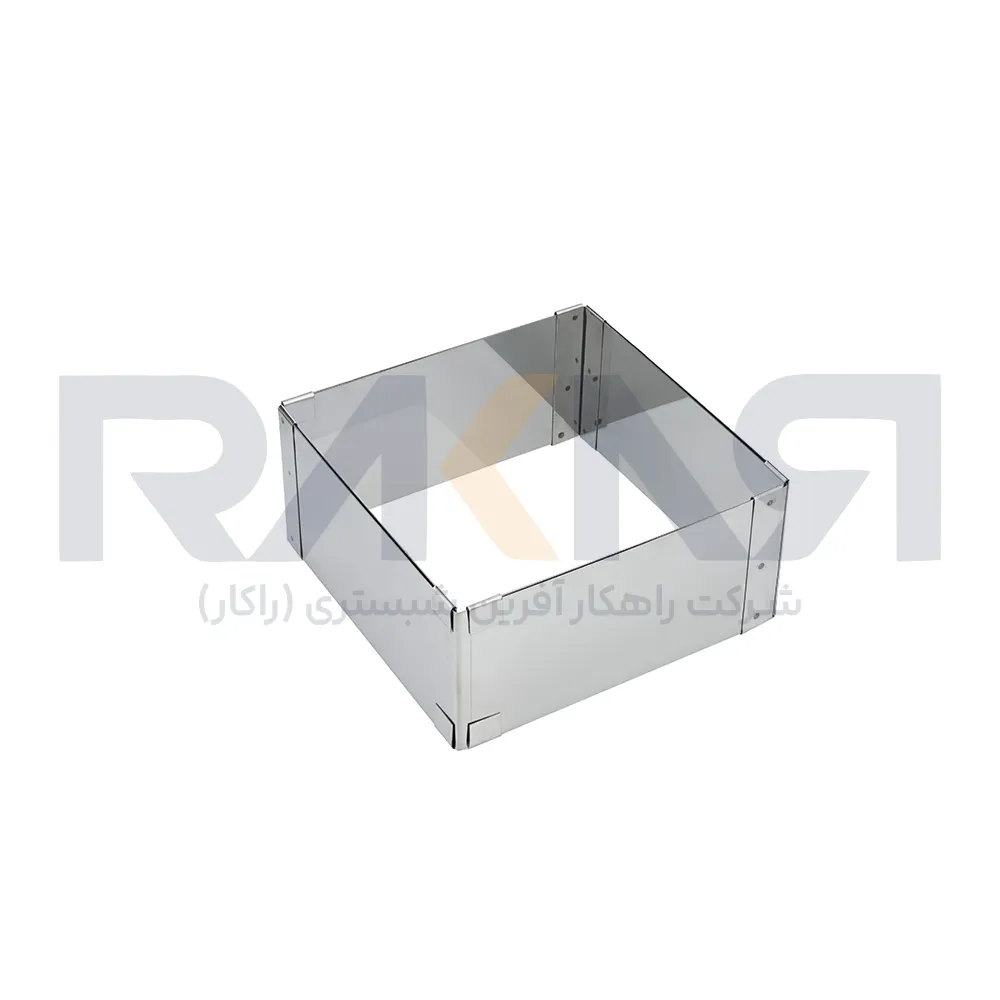 Square steel movable ring 15-28 cm (1) رینگ متحرک استیل مربع 28-15 سانت