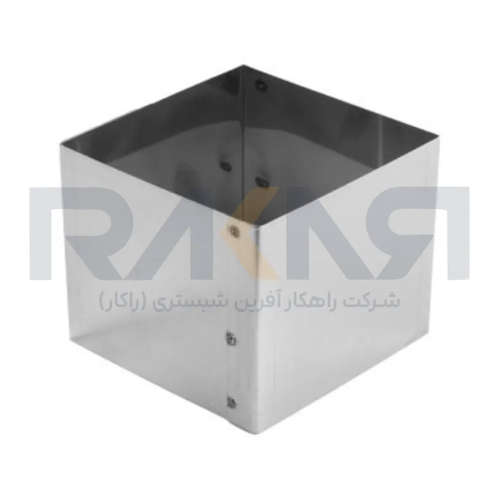 Square steel ring height 7 cm رینگ استیل مربع ارتفاع 7 سانت