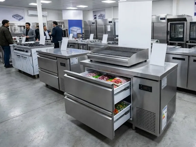 اهمیت تکنولوژی جوشکاری در تداوم استانداردهای بهداشتی (HACCP) فریزر زیر گریل تمام استیل آشپزخانه صنعتی