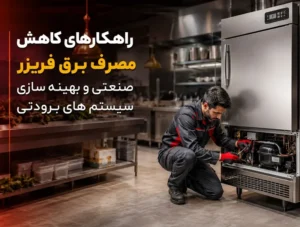 تجهیزات آشپزخانه صنعتی راکار کاهش مصرف برق فریزر صنعتی