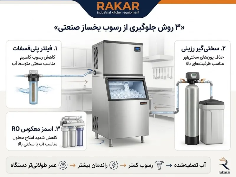 سه راهکار مهندسی و عملیاتی برای جلوگیری از رسوب یخساز صنعتی