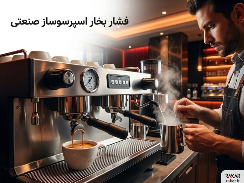 فشار بخار اسپرسو ساز صنعتی