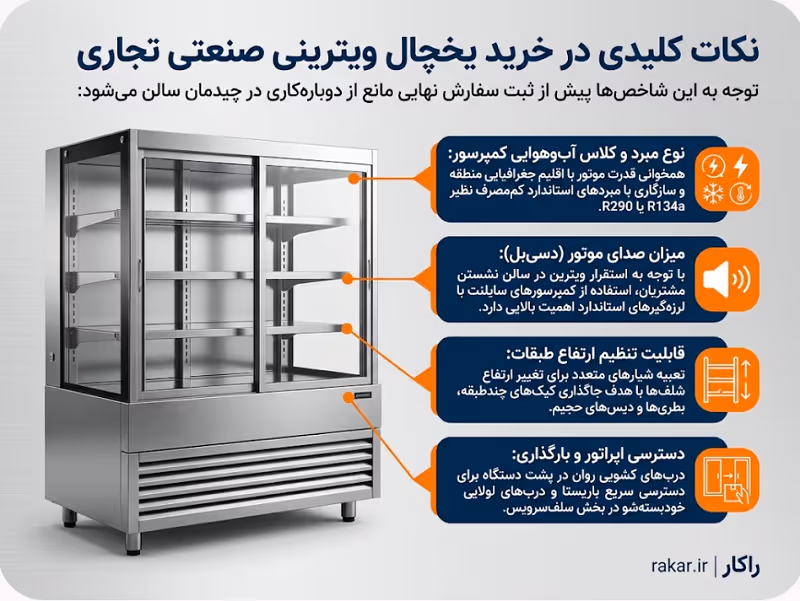یخچال ویترینی صنعتی