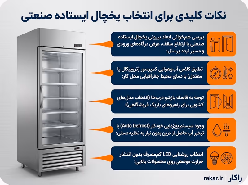 یخچال ایستاده صنعتی