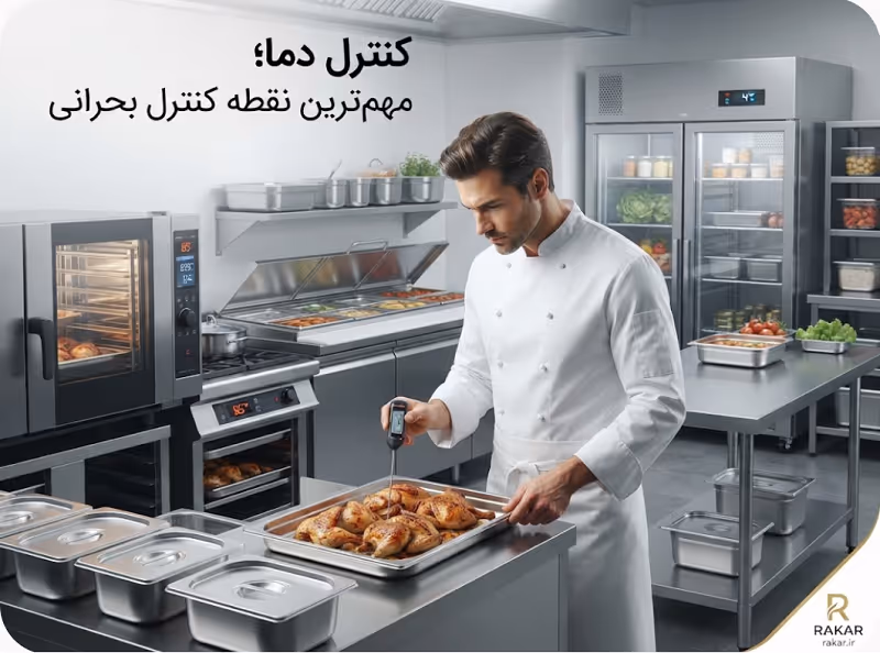 کنترل دما به عنوان ابزار اصلی در ایمنی مواد غذایی (دماسنج صنعتی)