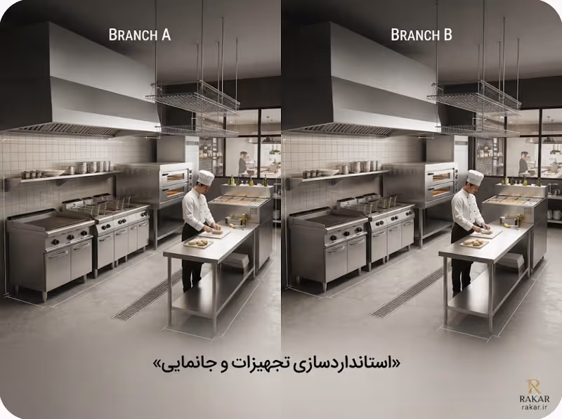 سیستم عامل عملیاتی فرانچایز چیست؟ ضرورت تجهیزات یکپارچه در رستورانهای زنجیرهای استانداردسازی خط شست وشو و مدیریت مصرف آب و شوینده ها